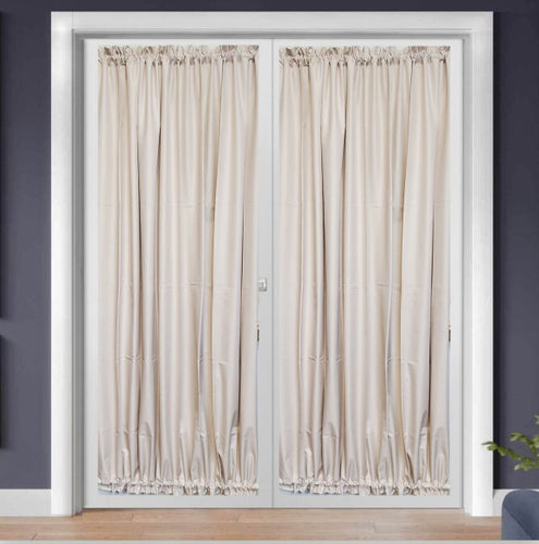 French Door Blackout Curtains - Sand