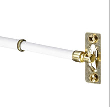 Load image into Gallery viewer, Round Sash Curtain Rods - Gold (pair)
