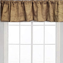 Load image into Gallery viewer, Valance Curtain Olive Burnished Fabric
